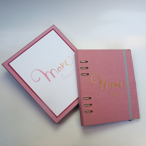 Imagem 9 de 10 de Planner A5 Cotton Rosa - Ótima