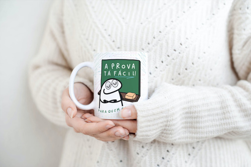 Caneca Flork A Prova Ta Fácil Para Quem Estudou!