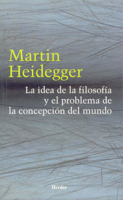 Libro La Idea De La Filosofía Y El Problema De La Concepción