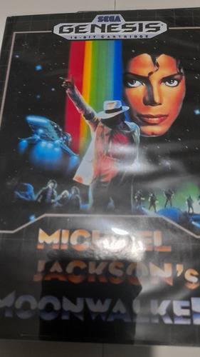 Cartucho Sega Moonwalker Genesis Estuche De Regalo Generico (Usado)