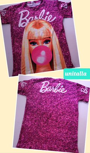 Playera Barbie Full Print Adulto