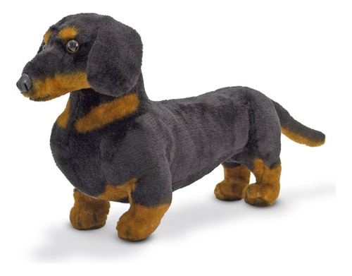 Melissa & Doug Perro Salchicha Gigante - Perro De Peluche R.