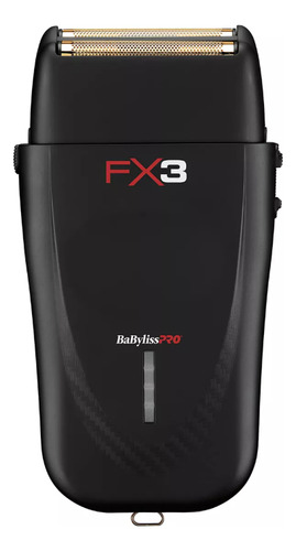 Afeitadora Fx3 Babyliss Pro Recargable Color Negro