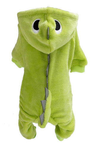 Mascota Halloween Cosplay Vestido Trajes Cálidos Verde M