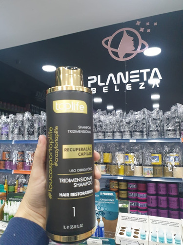 Shampoo Para Cabelos Quimicamente Tratados 1 Litro Sem Sal