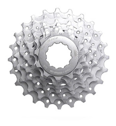 Cassette Piñones Sunrace Ruta Csr86 8p 11/28d Nickel Plata