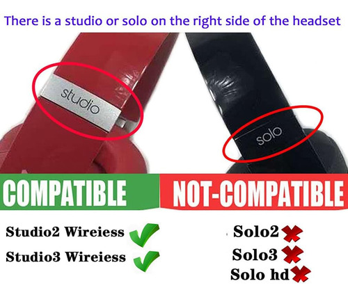 Piezas De Repuesto Para Diadema Beats Studio 3 Gris Dorado