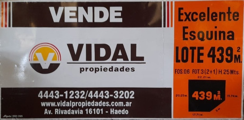 Imagen 3 de 4 de Lote En Venta En Haedo Centro Sur