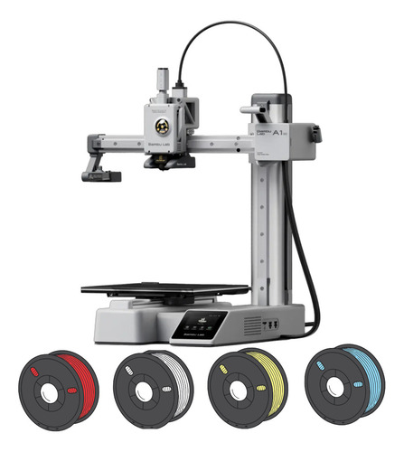 Impresora 3d Bambulab A1 Mini Combo Ams + 4kg Pla + Curso 3d Color Space Gray