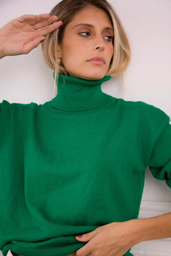 Sweater Polera Box Bremer - Talle M A Xl