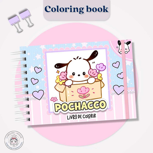 Livro De Colorir Pochaco Com 50 Desenhos