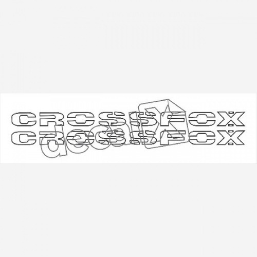 Adesivo Faixa Lateral Volkswagen Crossfox 2004 Cf001