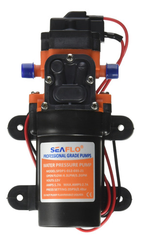 Seaflo Bomba De Diafragma De Presin De Agua De 12 V 1.2 Gpm