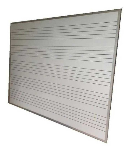 Pizarrón Blanco Pautado Para Música 40x60 Fácil Borrado