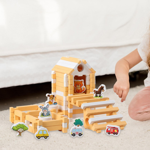 Juego De Bloques De Construcción Para Niños, Construcción