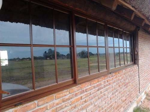 Ventanas De Aluminio Coloniales 1.20 X 1.0 Simil Madera