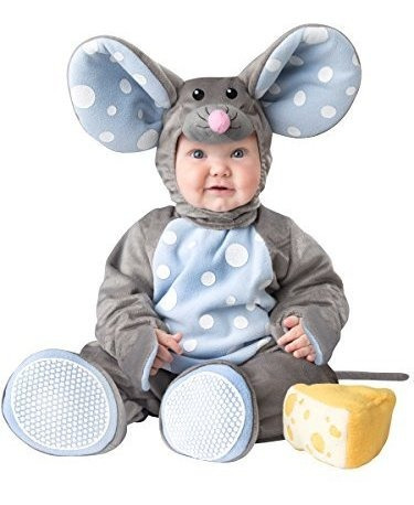 Disfraz De Fun World Baby Lil 'mouse, Gris Claro, Xs