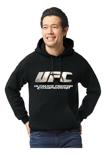 Buzo Buso Hoodie Gildan Ufc Capota Algodón Perchado Unisex  