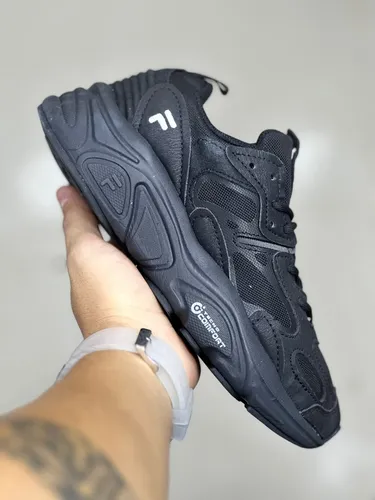 Tenis fila color top negro para dama