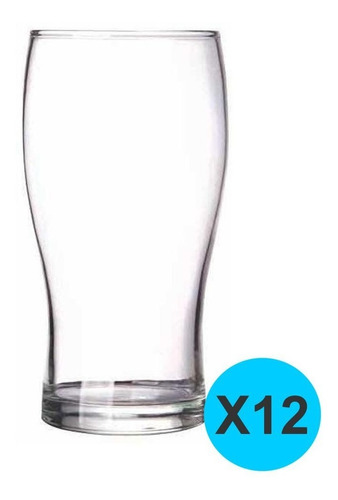 Imagen 1 de 2 de Vaso Pinta Cerveza Artesanal 540 Cc Rigolleau Vidrio X 12