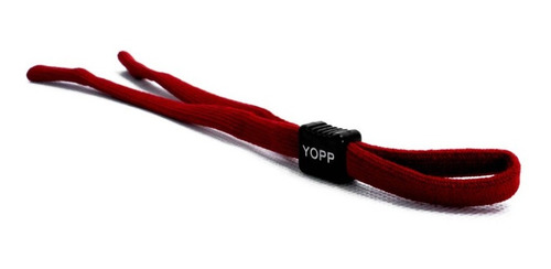 Imagem 2 de 2 de Kit Cordão Salva Óculos Yopp - 10 Unidades Na Cor Vermelho