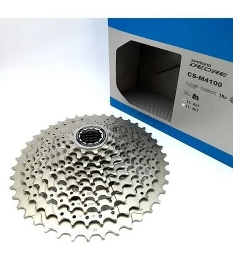 Imagem 4 de 6 de Cassete K7 Shimano Deore Cs-m4100 11/42 10v Hyperglide Mtb