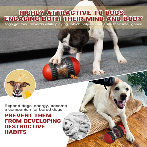 Rompecabezas De Comida Para Perros Ajustable Y Juguete