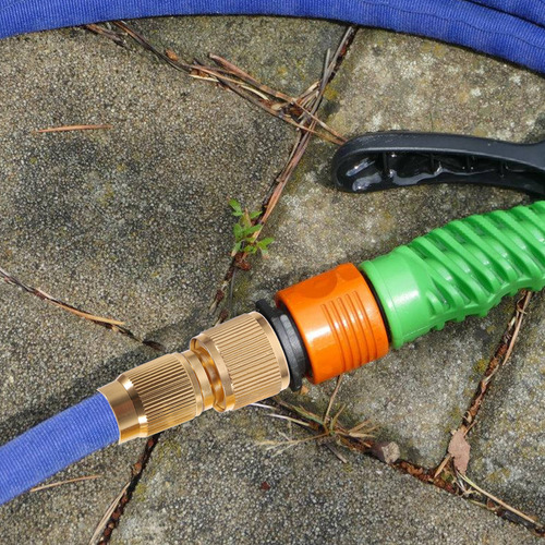 Conector De Manguera Telescópico Rápido, 2 Piezas, 3/4 Pulga