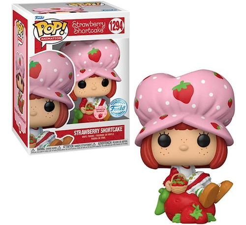 Pop! Animación Fresa Pastelito Exclusiva Figura Z9k1o