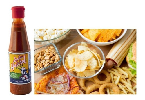 Salsa Picante Huichol Hot Medium 190 Ml (pack 3 Piezas)