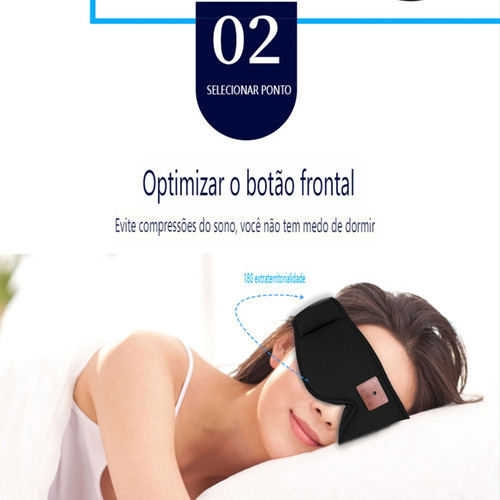 Máscara Para Ojos Sleep Music Shading 3d Con Bluetooth