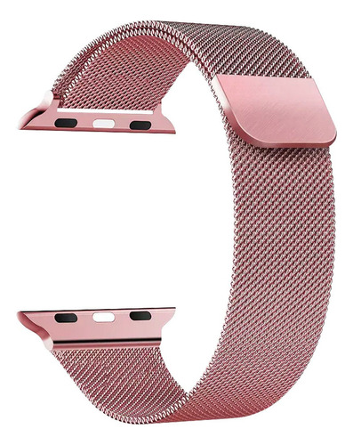 Banda Manilla De Acero Compatible Con Reloj Apple Watch 44mm