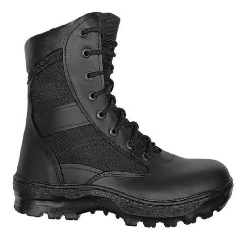 Bota Premium Táctico Borcego Cuero Flor Policía Paintball 