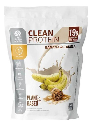 Clean Protein Alquimia Da Saúde Banana Canela 675g