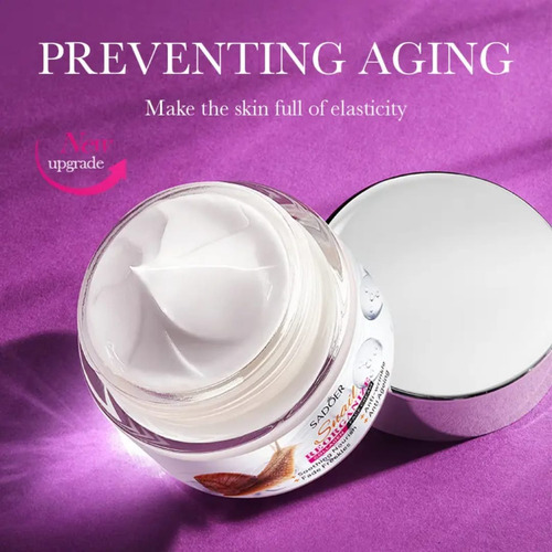 Crema Facial Reafirmante Colágeno Baba De Caracol Hidratante Madura Noche