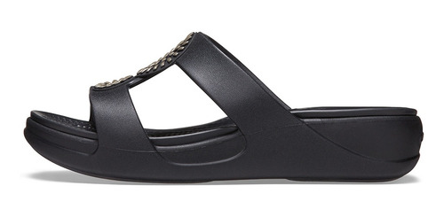 Sandalias Croccs Monterey Diamantes Negro
