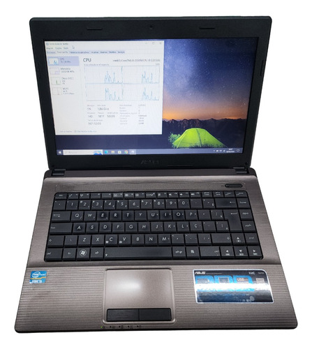 Notebook Asus X44c Core I3 4gb De Memória Ssd 128gb Windows (Recondicionado)
