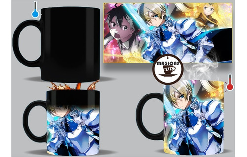 Taza Magica Anime Sao Alicization Overlord Snk Pokemon Etc.