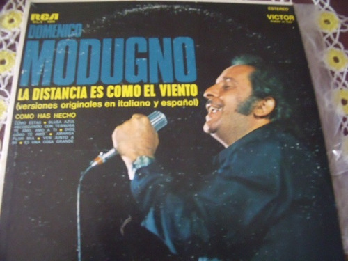 Lp Domenico Modugno La Distancia Es Como El Viento