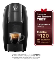 Comprar Cafeteira Espresso LOV Preto 220v - TRES 3 Corações