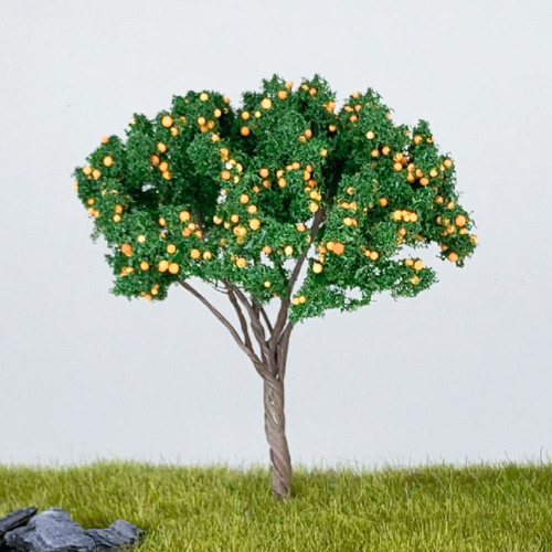 Figura De Árbol De Simulación De Árboles Frutales En Miniatu