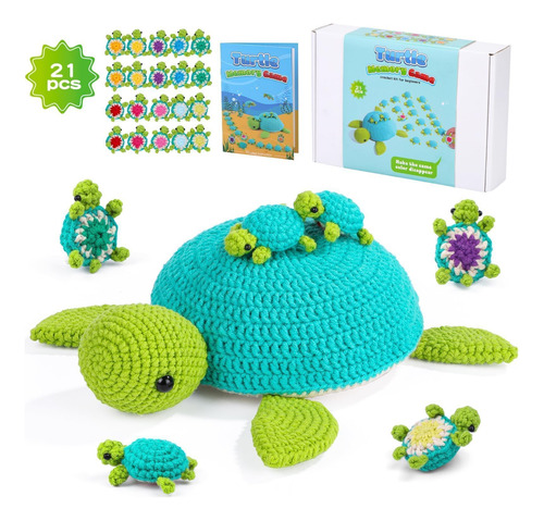 Kit De Crochet Para Principiantes Kit De 21 Pzas Animales De