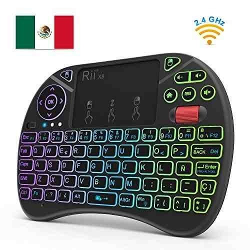 Kit de teclado y mouse inalámbrico Rii X8