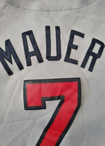 Jersey Minnesota Twins Mlb Majestic Local Joe Mauer S (Usado)