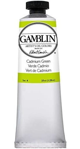 Art Paint - Gamblin Artist Oil 37ml Cadmium Green