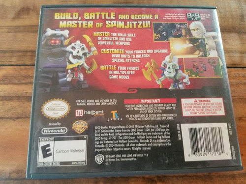 Juego Nintendo Ds Lego Battles Ninjago