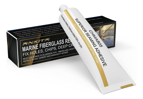 Kit De Reparación De Fibra De Vidrio Marino Para Barcos - Ki