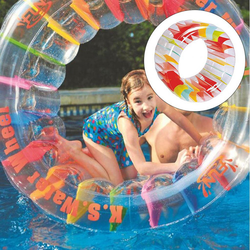 Piscina Estanque Playa Inflable Rueda De Agua Balsa Flotante