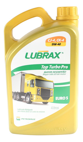 Aceite Motor Lubrax Top Turbo Pro 15w/40