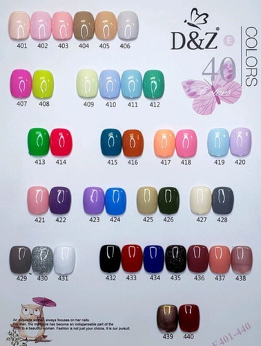 Colección E 7.5ml D&z Esmaltes Semipermanentes